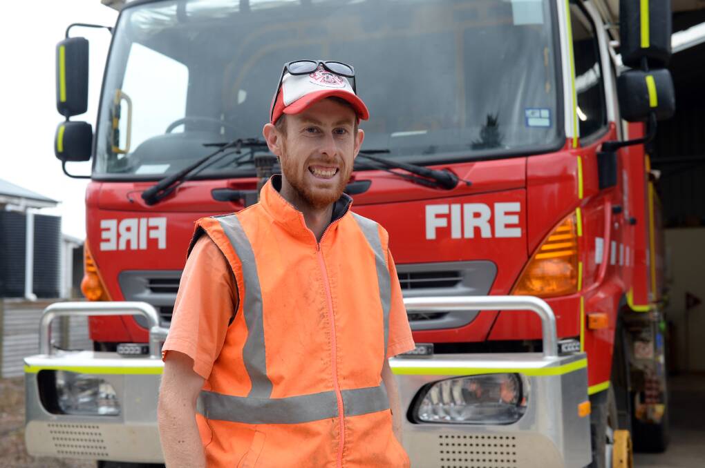 Firefighter Patrick Cashin from Buninyong-Mount Helen CFA is organising a contingent from Ballarat at the Vic Emergency Services Games this weekend. Picture by Kate Healy 