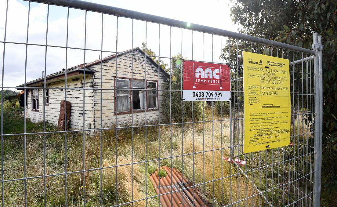 Upgrade: 40 units could be built at 426-430 Joseph Street in Canadian. Picture: Adam Trafford