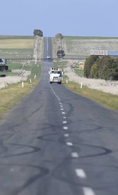 Outskirts: Cuthberts Road near Lake Burrumbeet will be resurfaced. Picture: Lachlan Bence