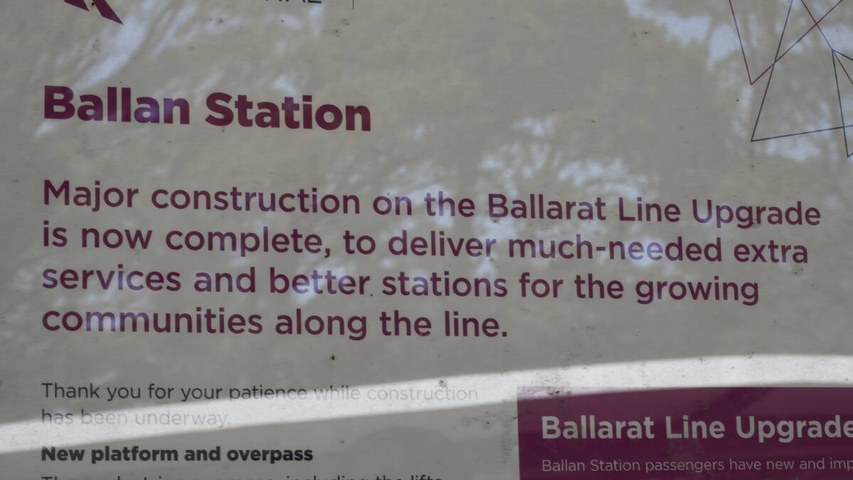 'Let's get this thing done': Construction not finished on 'finished' Ballarat Line Upgrade