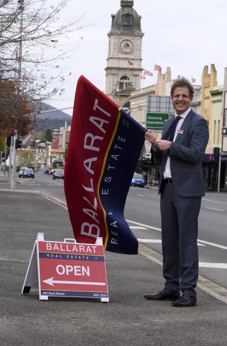 Ready to go: Ballarat Real Estate's Allister Morrison said inspections resuming was a sign of confidence for buyers and sellers. Pictures: Lachlan Bence
