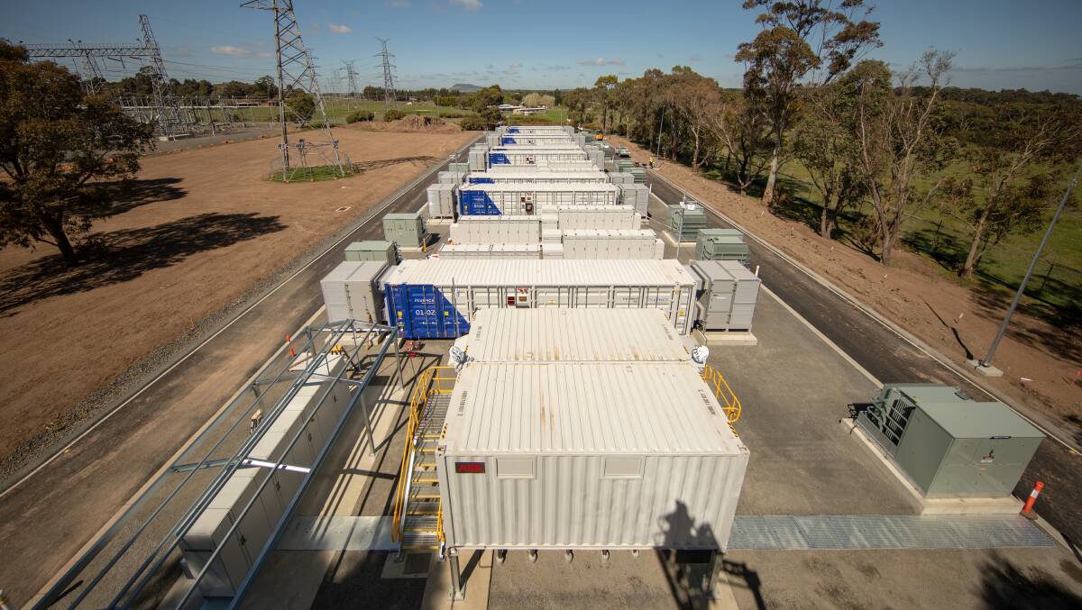 The Ballarat Energy Storage System complex at Warrenheip.  Picture: supplied