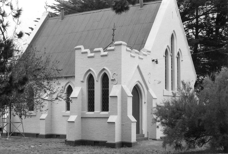 Historic: A photo of the church from 1977. Picture: John T Collins/State Library of Victoria