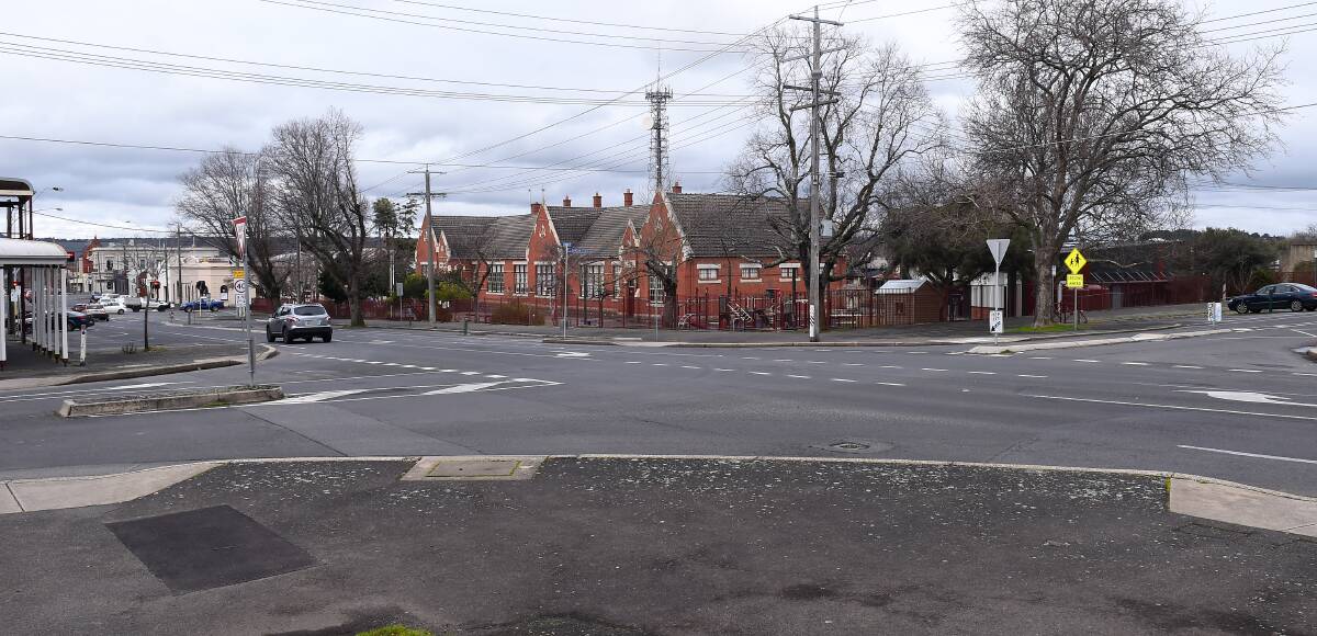 The Dana Street and Dawson Street intersection near Dana Street Primary School will soon be upgraded. Picture: Adam Trafford