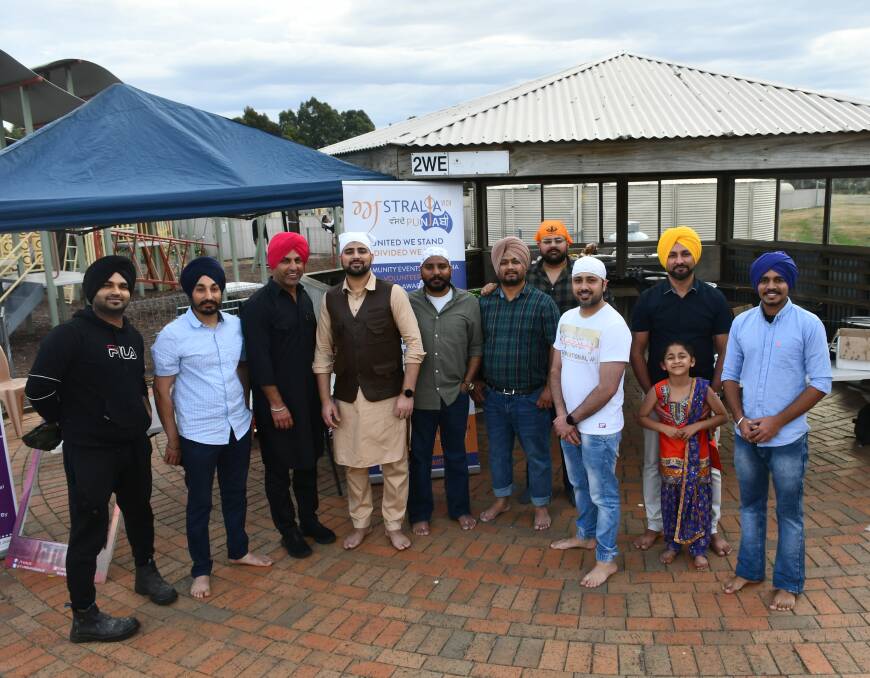 Together: Members of Ballarat's Sikh community gather to celebrate Vaisakhi. Picture: The Courier
