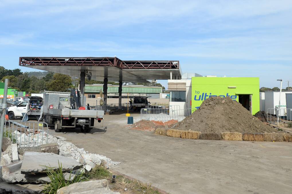 Upgrade: The BP station on the Western Freeway will reopen soon. Picture: Kate Healy