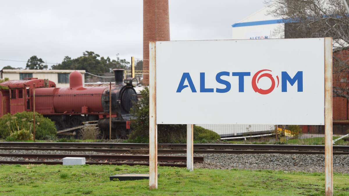 Alstom's Ballarat Workshops. Picture: Kate Healy