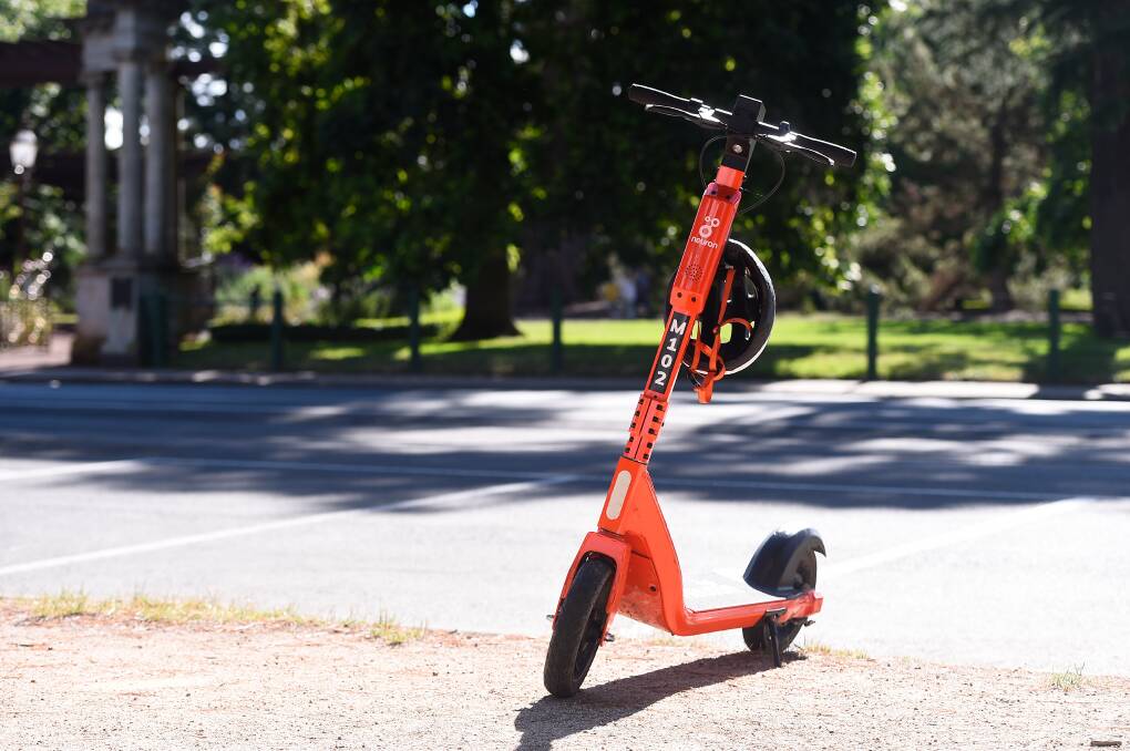 The Ballarat e-scooter trial is expected to end in March. File photo