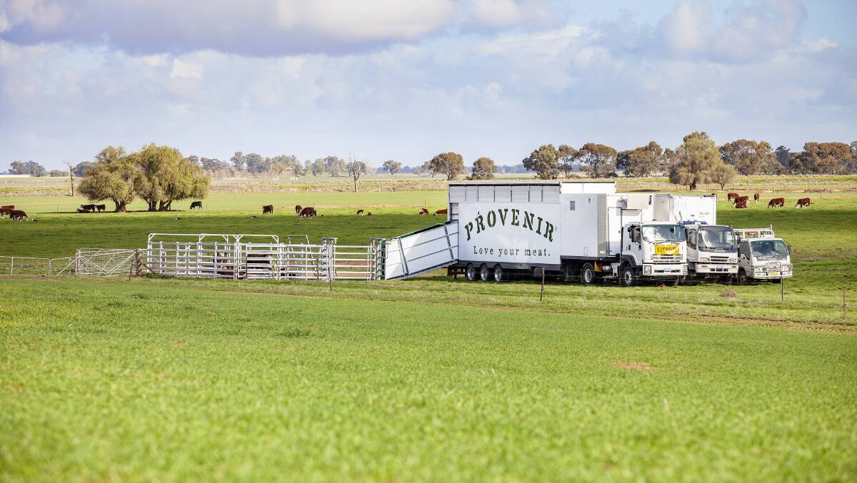 Validation: A Provenir mobile abattoir on-site - bringing the processing unit to the farm reduces stress for the animals. Picture: contributed