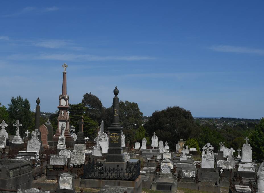 The cemetery is huge, stretching more than 80 hectares.