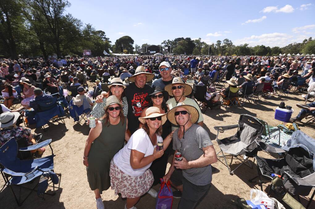 Revellers at the Red Hot Summer Tour at the North Gardens in March. Picture by Luke Hemer