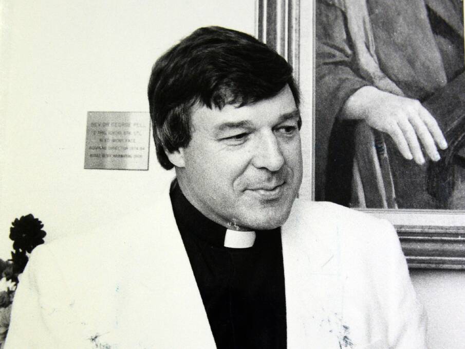 Cardinal George Pell in 1987, after leaving the Ballarat diocese. File Photo