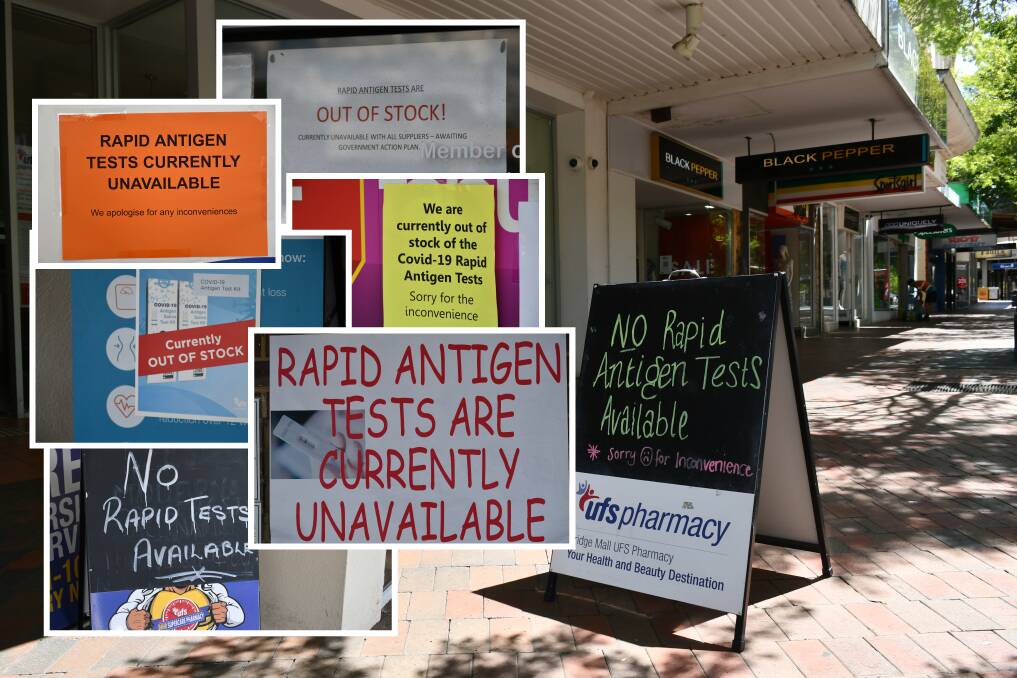Signs around Ballarat on Monday afternoon. Pictures: The Courier