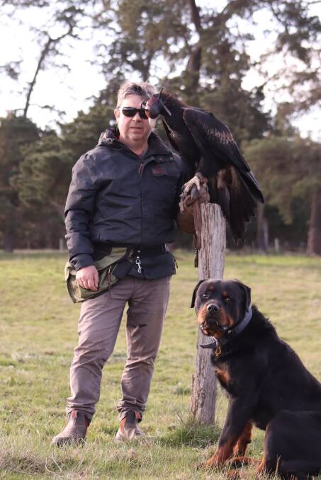 Graeme Coles from Full Flight Birds of Prey. Picture: contributed