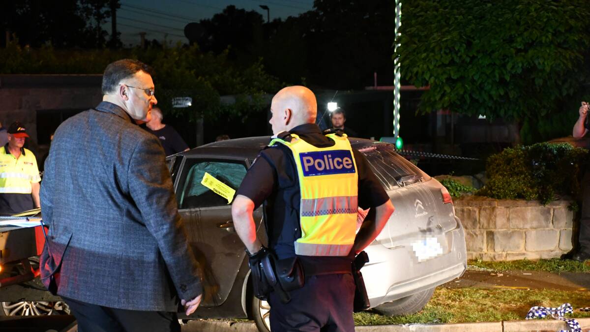 Driver, occupants allegedly flee collision in Ballarat East