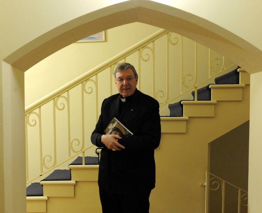 Cardinal George Pell at Nazareth House in Ballarat, in 2015. File photo