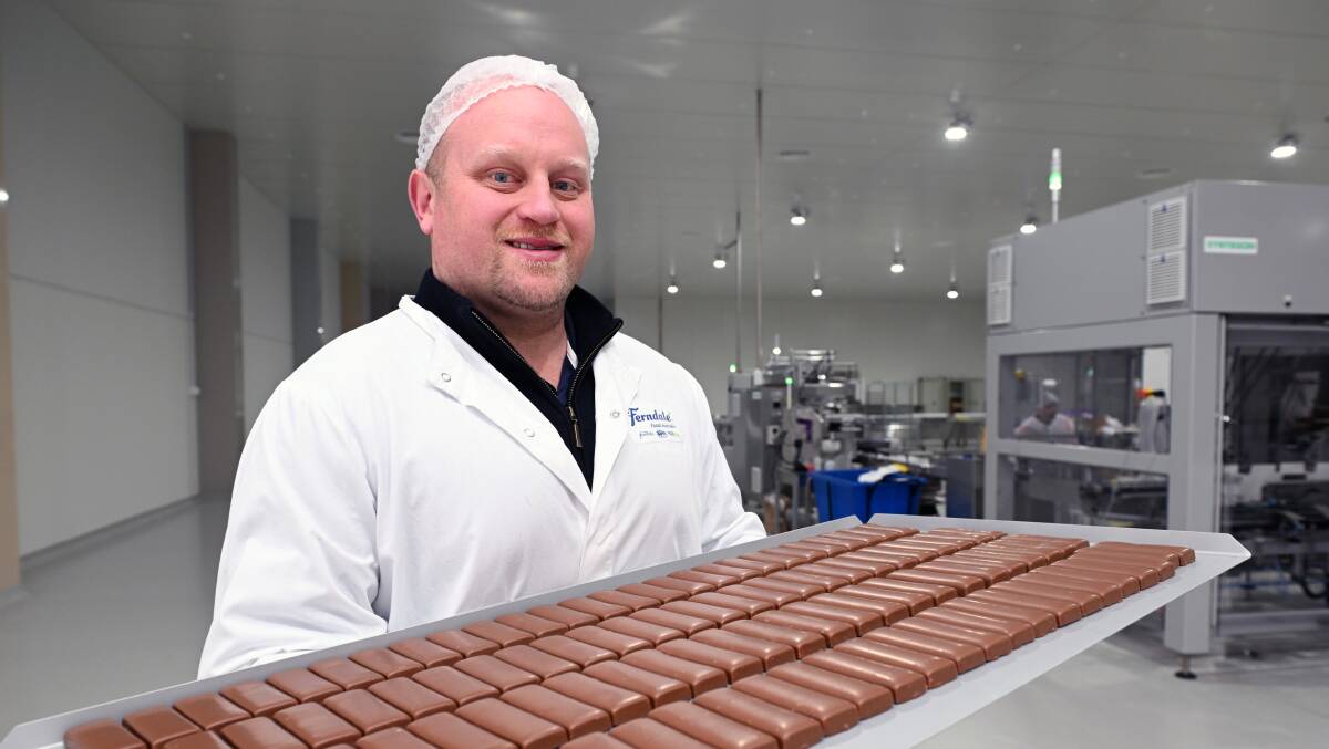 Ferndale Foods chief executive Leigh Edwards at the Delacombe factory. Picture by Kate Healy