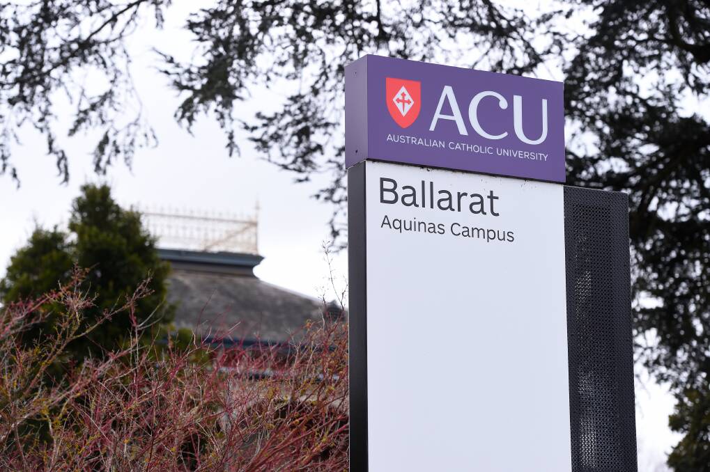 Ballarat's Mair Street ACU campus. File photo