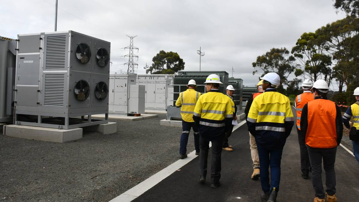 Ballarat is home to a big battery - the Ballarat Energy Storage System in Warrenheip - that smooths out fluctuations in the grid.