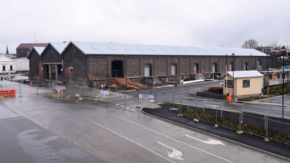 The current state of the Goods Shed, still under construction. Picture: Adam Trafford