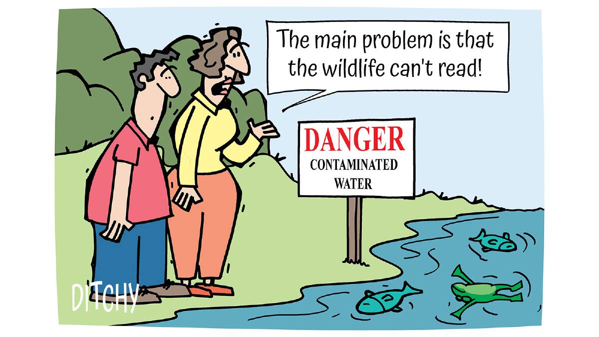 Warnings after Yarrowee sewage contamination