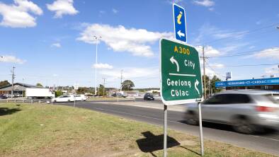 Detour: The Hertford Street roundabout on the Midland Highway will close next weekend. Picture: Luke Hemer
