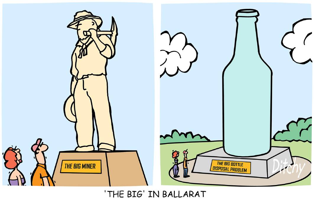 This is where our glass ends up in Ballarat