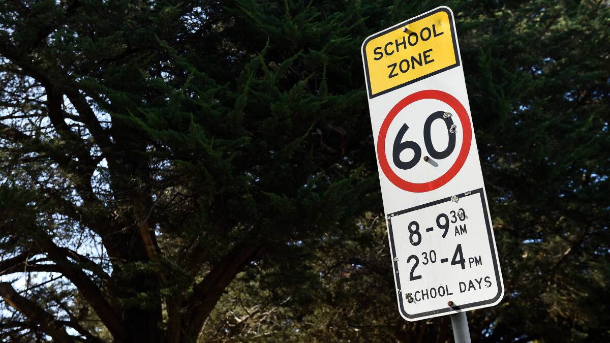 Some schools don't get flashing school zone lights either. Picture: Adam Trafford
