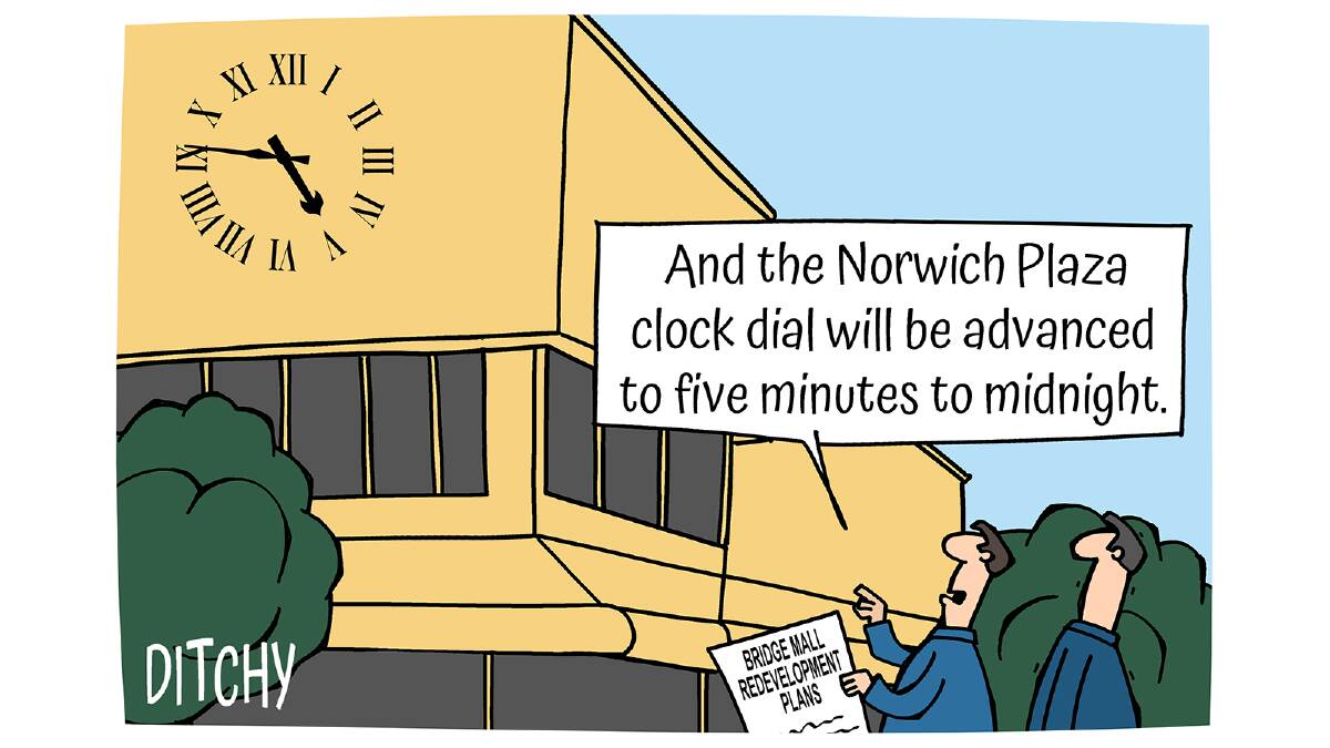 Ditchy's View - click to see the story of the clock