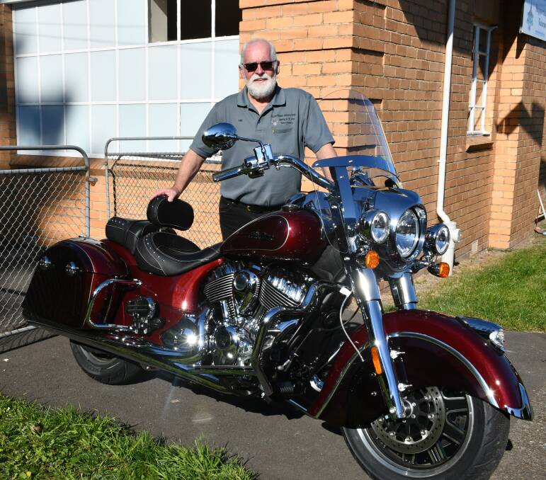 Air Force vet Tom Nunn is keen for the ride on May 8. Picture: The Courier