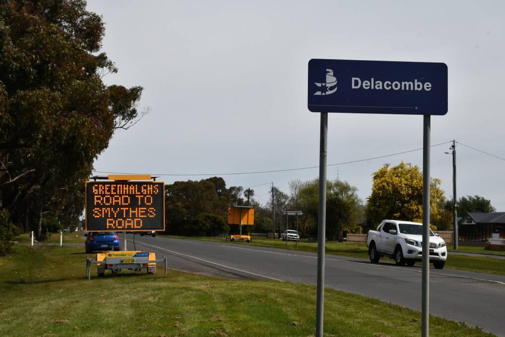 Regional Roads Victoria is aiming to reopen a major north-south road in Delacombe this week. File picture