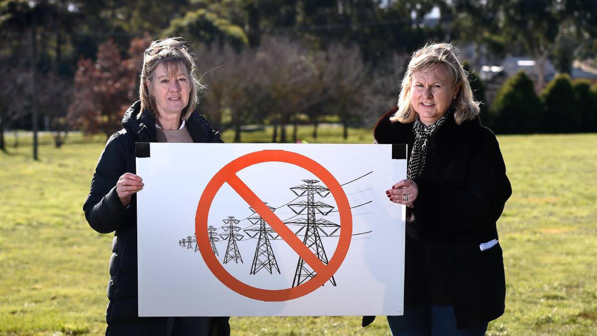 Springbank resident Donna Simpson and Myrniong resident Emma Muir - a community meeting was held in Myrniong last month where residents shared their concerns, and other action groups are being formed. Picture: Adam Trafford