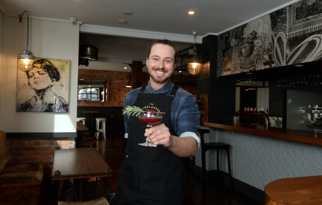 Welcome: Mixologist Dale Christie at The Highlander Bar and Bistro