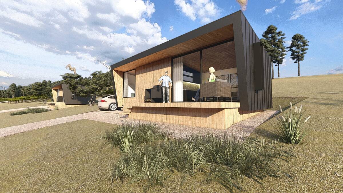 An artist's impression of the proposed accommodation near Waubra.