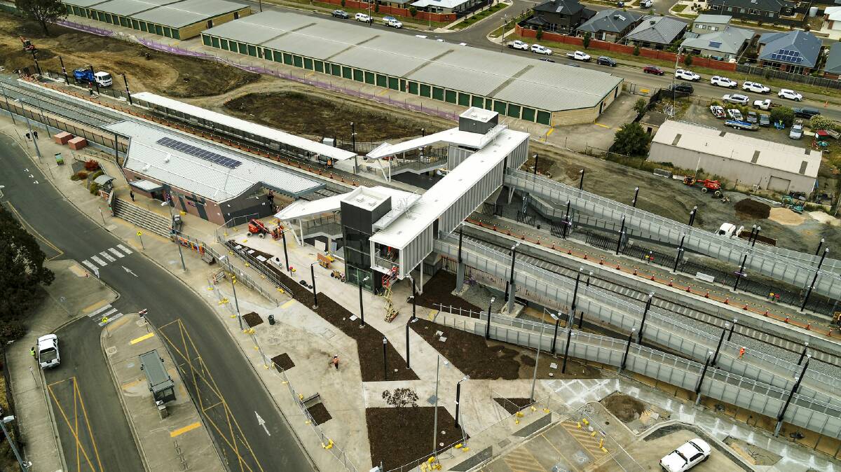 The new Wendouree station. Picture: Regional Rail Revival