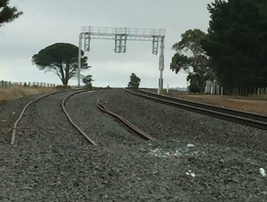 Now: The same crossing remains unfinished in July. Picture: Nick Beale