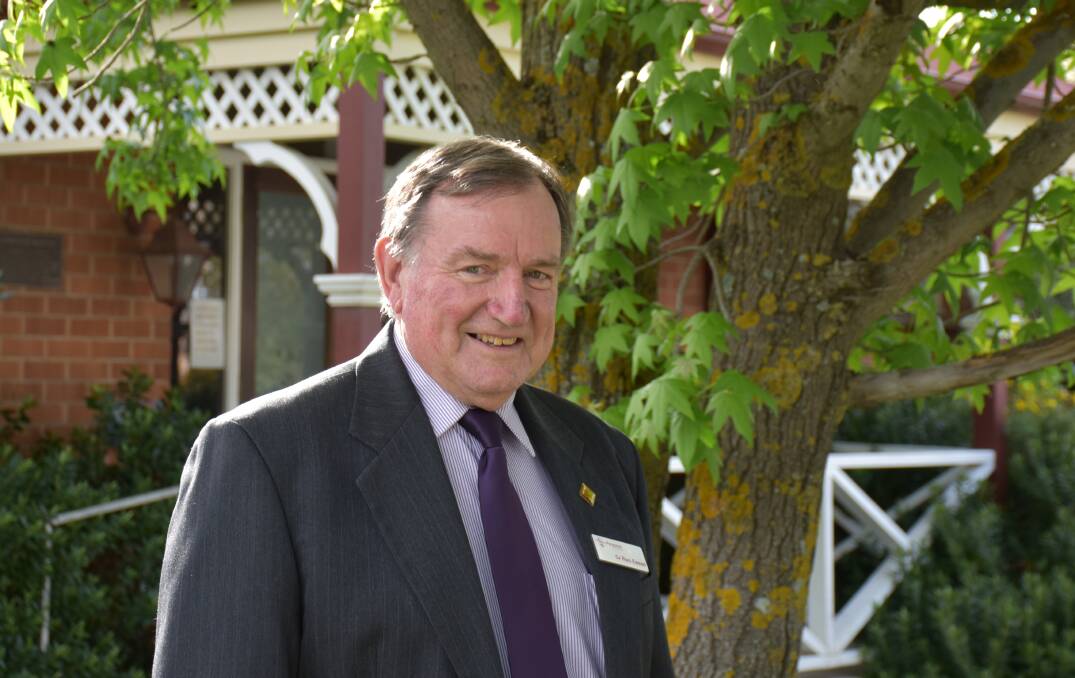 Stepping up: Pyrenees Shire Council's new mayor Ron Eason. Picture: contributed