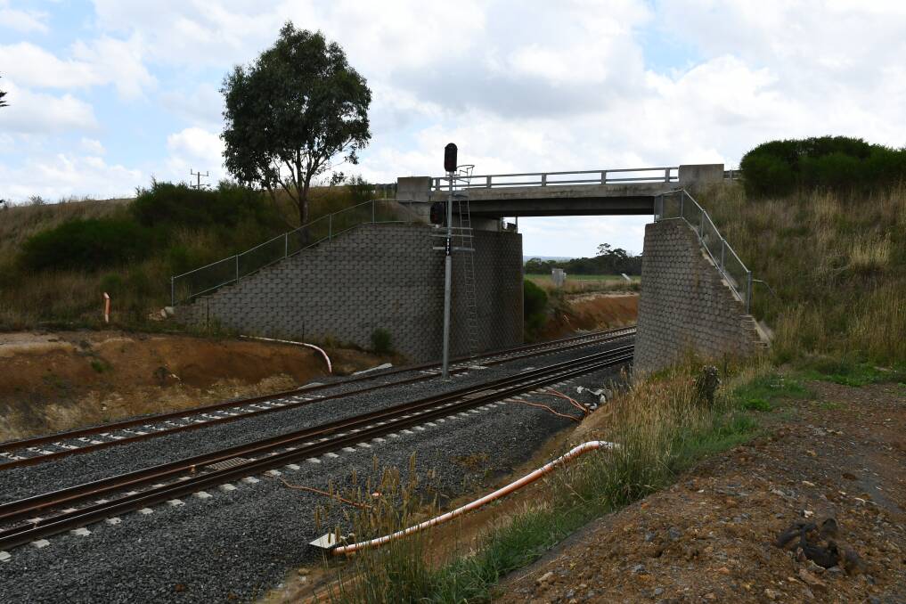 Big plans: Tracks near Millbrook was recently upgraded as part of the $500 million Ballarat Line Upgrade, but more work will need to be done as the region grows.