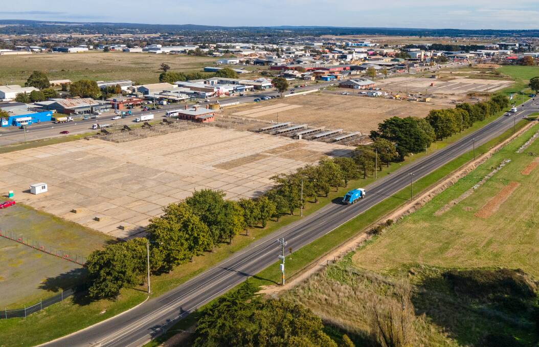 The Ballarat Commonwealth Games village will be built at the former La Trobe Street saleyards. Picture by Adam Spencer
