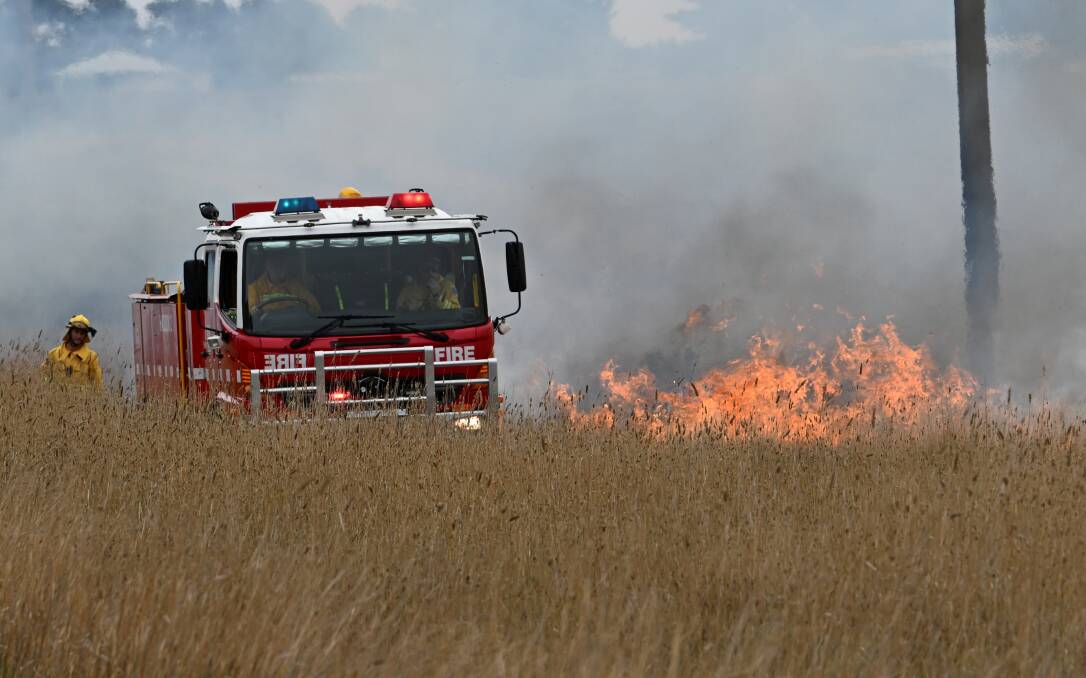 A controlled burn near Snake Valley. Picture by Lachlan Bence