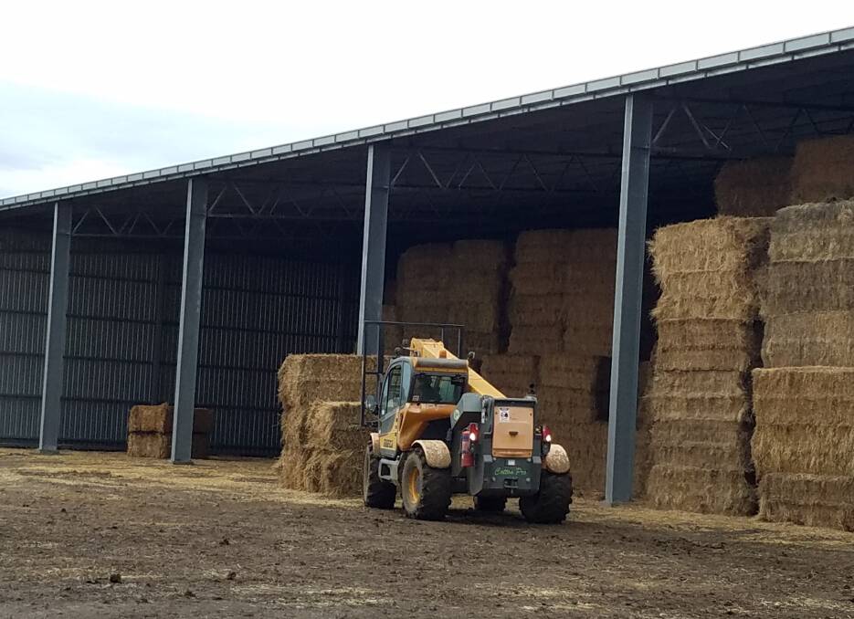 Stacks on stacks: Farmers should keep a careful eye on haystacks, especially in dry conditions. File photo