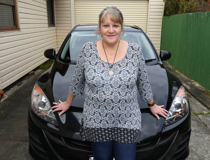 Safety for women: Britt is Ballarat's first driver for Shebah which has just been launched in Ballarat and offers a ride share service specifically for women and children. 