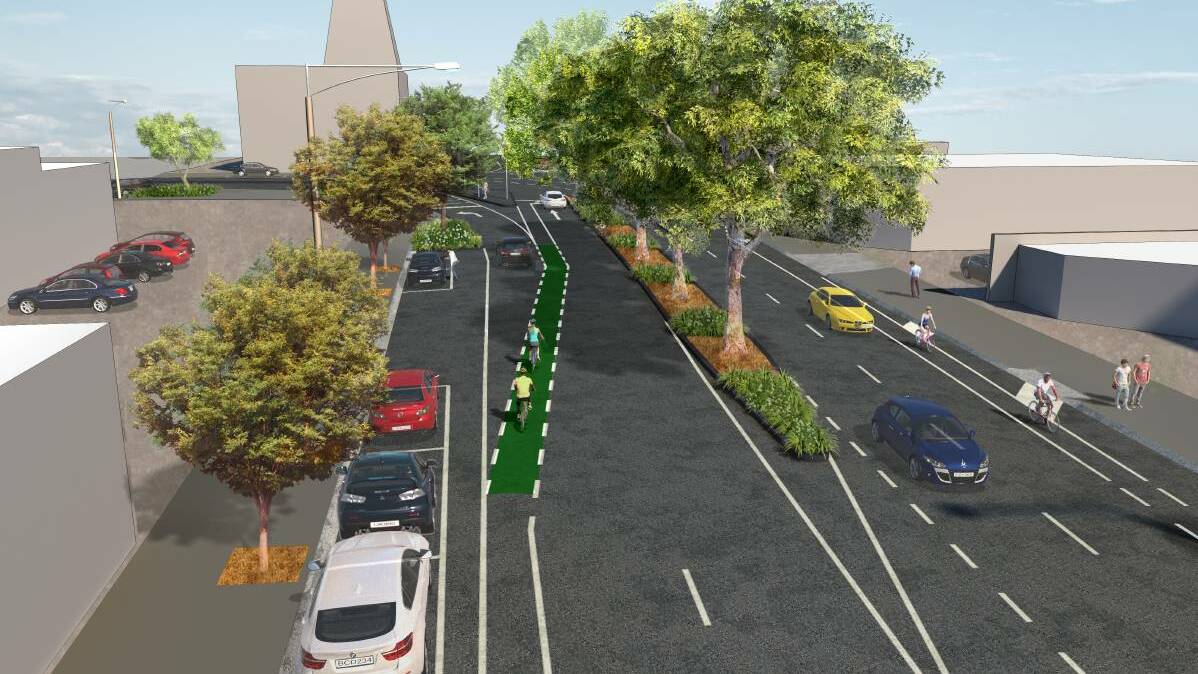 The projected look for the Dawson Street intersection. Picture: VicRoads
