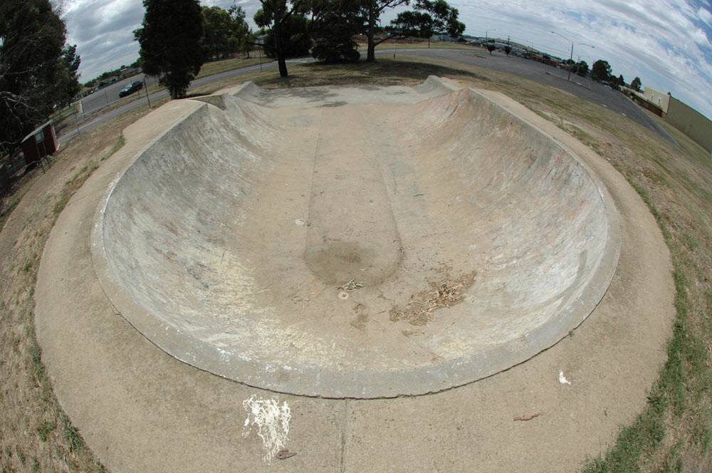 Gone: The bowl in all its glory. Picture: Skateboard.com.au