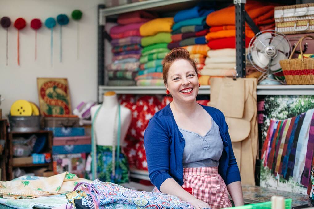 Light and bright: The Crafty Squirrel's Morgan Wills inside her Urquhart Street cornerstore. Picture: Supplied
