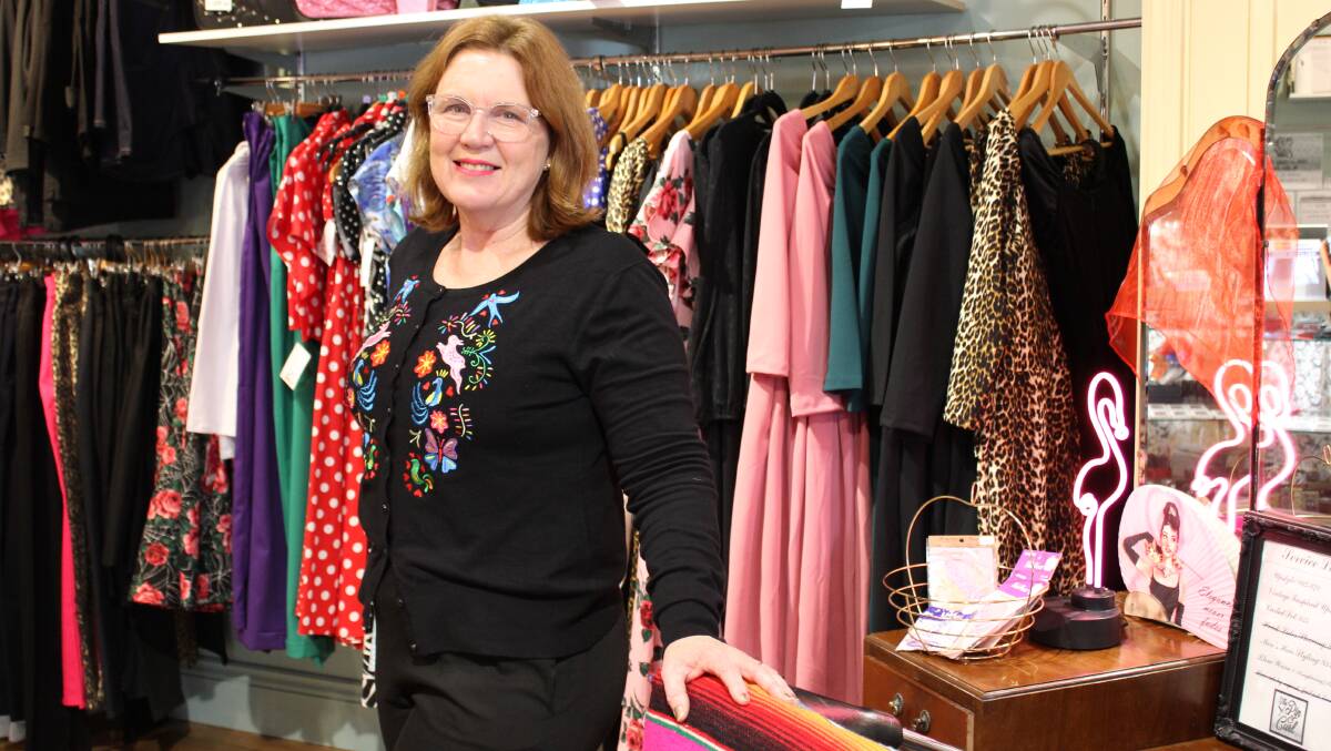 Park life: Lana-Rose Fashion Boutique owner Tracey Spencer said more needs to be done to attract shoppers to the CBD and encourage turn over. Picture: Lachlan Bence