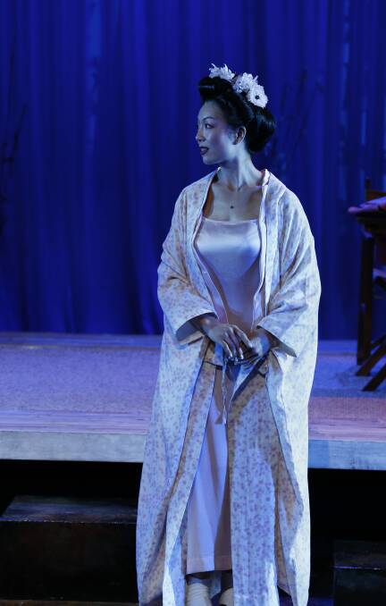 Take flight: Sharon Zhai as Cio-Cio-San in Opera Australia's production of Madame Butterfly, directed by Australian theatre great John Bell. Picture: Jeff Busby
