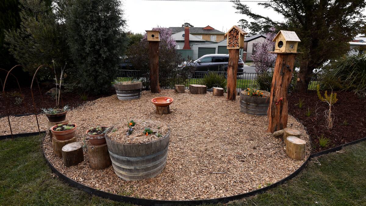 The new garden at SalvoConnect in Ballarat. Picture: Adam Trafford
