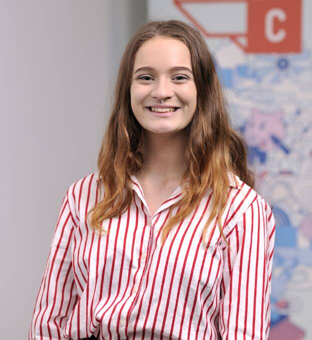 Be heard: Mount Clear College pupil Saskia Gallasch is part of Victoria's first Youth Congress, which will create a number of recommendations on housing and education.