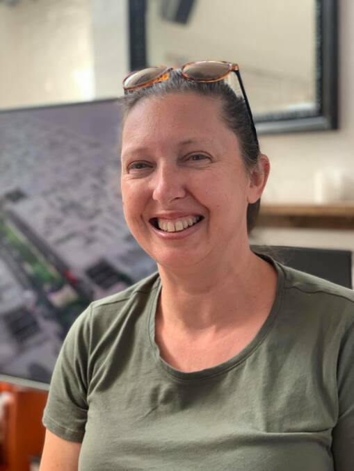 Driving safe: Miners Rest resident Kylie Riddock had a look at new Sturt Street plans on Thursday.